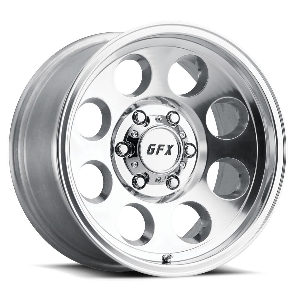 G-FX TR16 16x8.5 8X165.1 -6 Polished