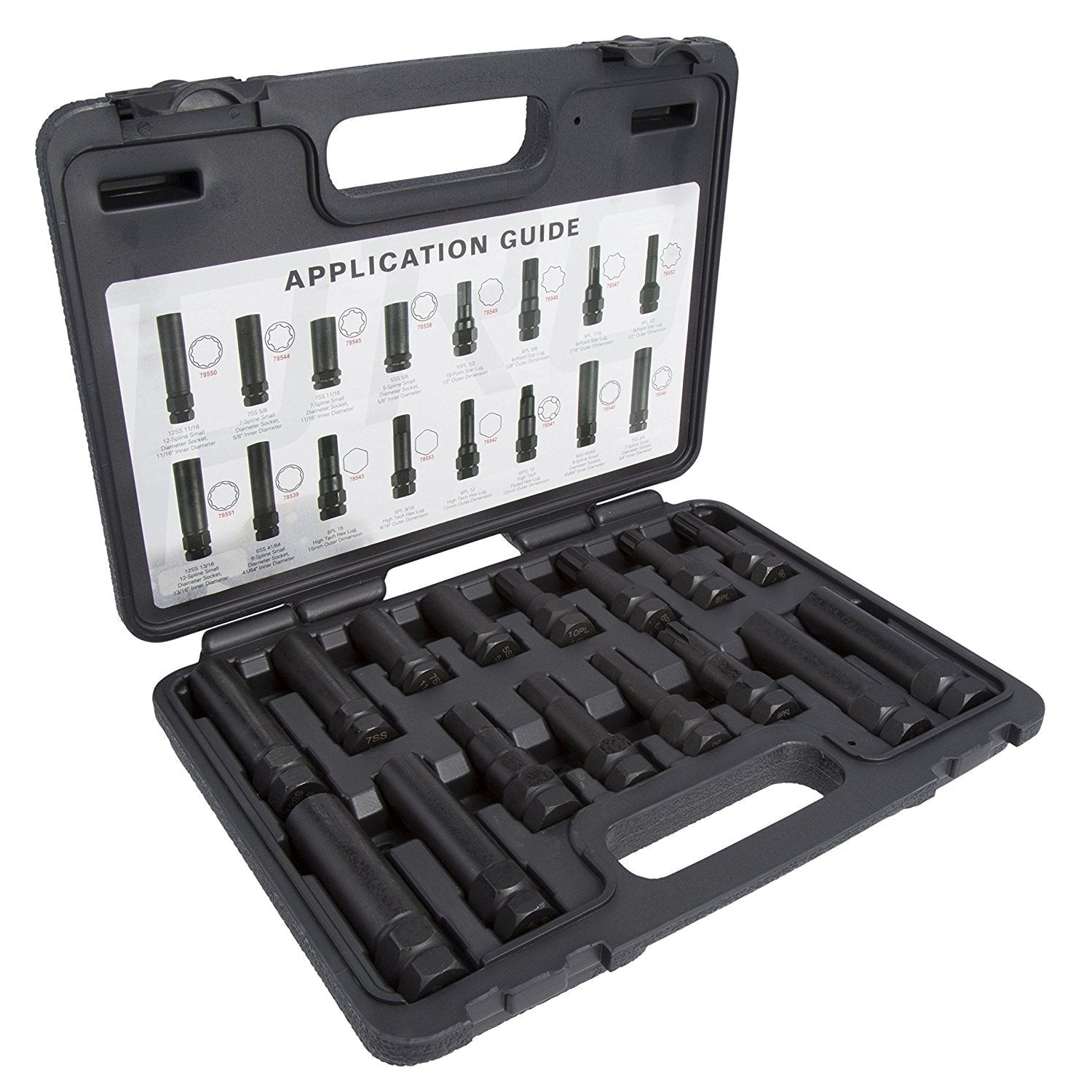 Locking Lug Nut Master Set Wheel Lock Key Removal Tool Kit