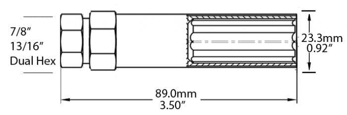 Lug Socket Key - 7 Spline Truck 13/16" & 7/8" Hex