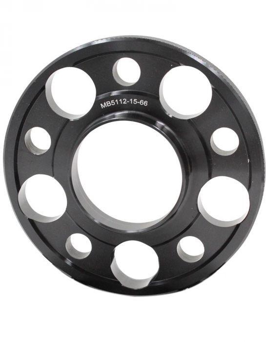 Wheel Spacers 5x112 15mm 66.6mm Hub Centric Mercedes