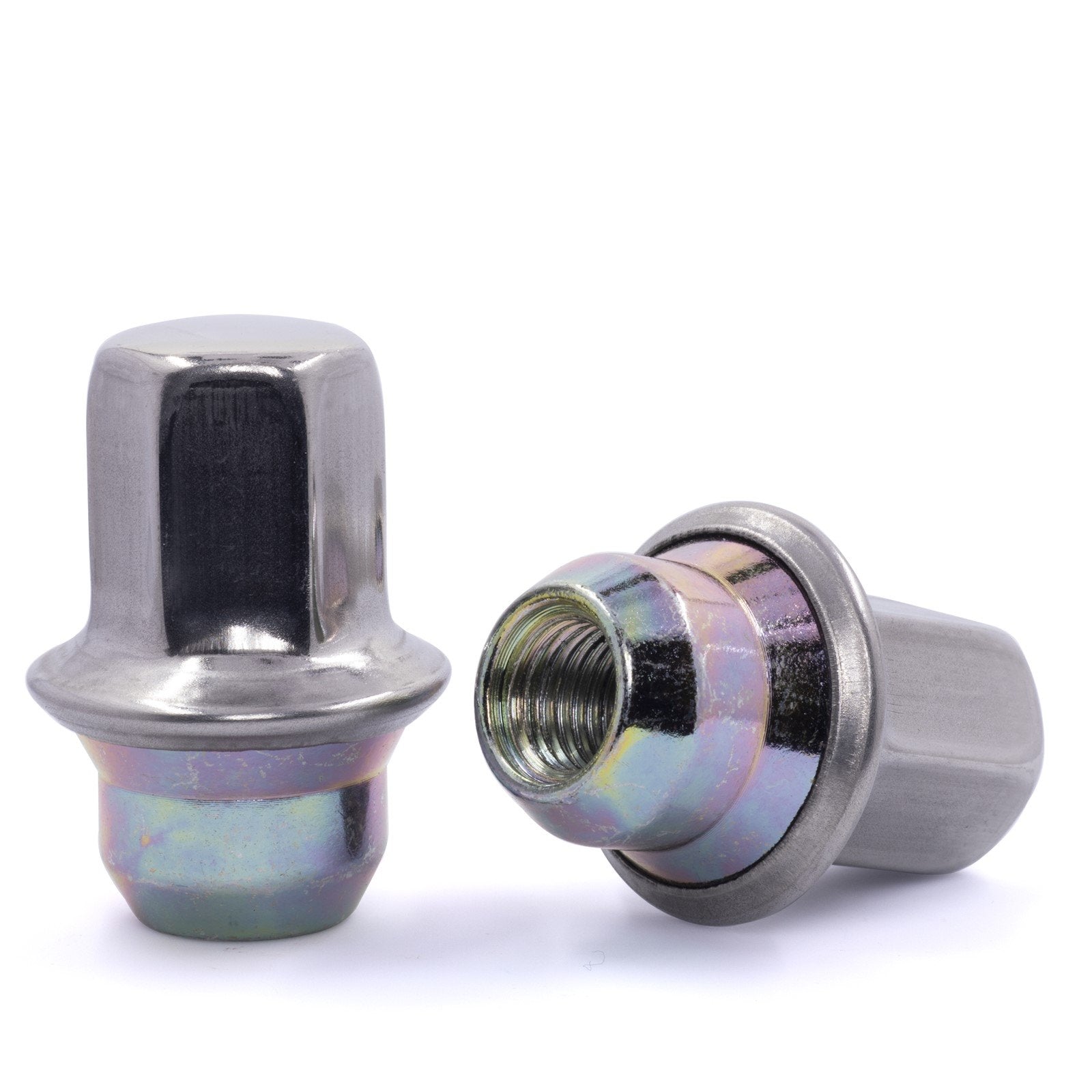 Lug Nut - OE Replacement Lugs for Dodge/Chrysler Steel Wheels 12x1.5 Stainless Cap