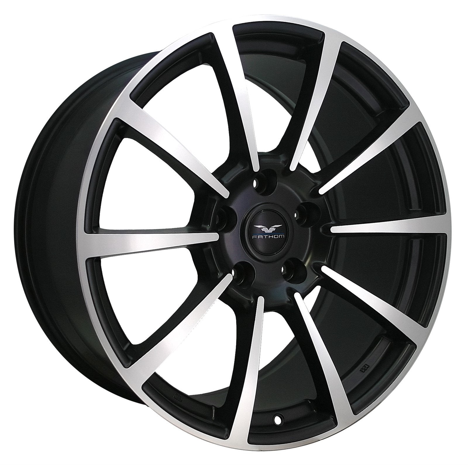 Fathom CR 20x8.5 5x120 40mm Satin Black Machined