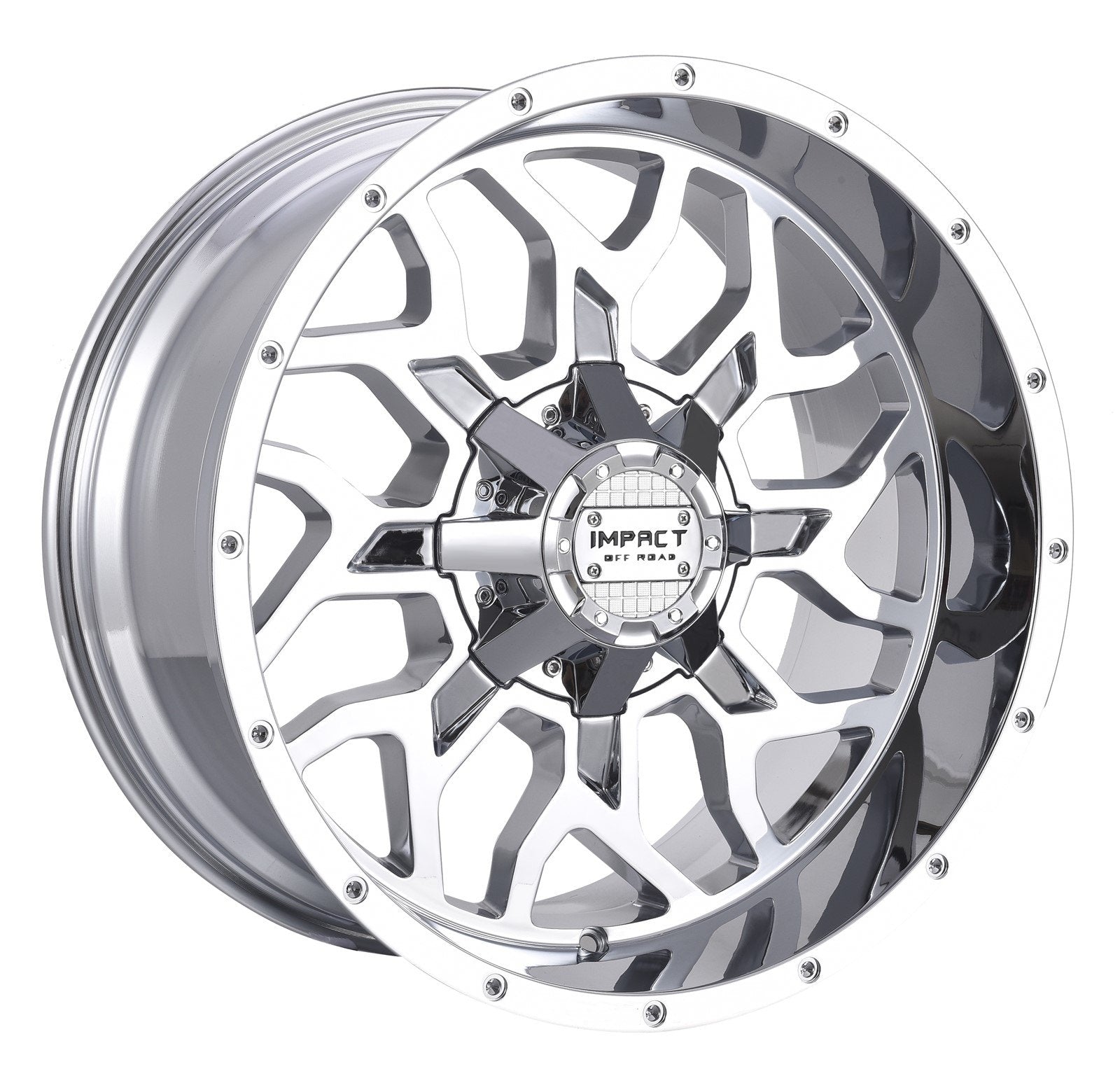 Impact 813 20x10 6x139.7 & 6x135 -12 Chrome