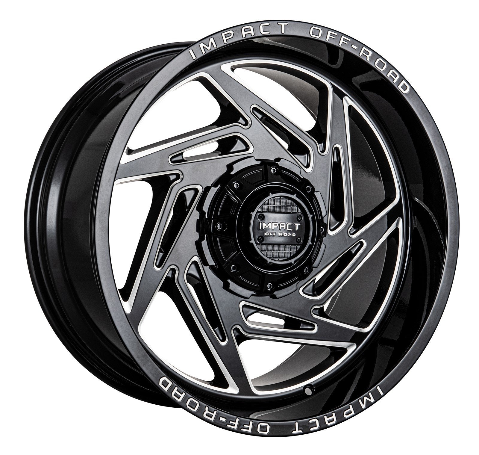 XF Off-Road XF-211 Wheels - 22x12 Gloss Black & Milled Rims