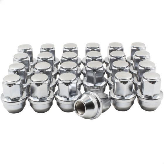 Lug Nut - 24 OE Replacement Lugs for Ford F150 14x1.5 Chrome