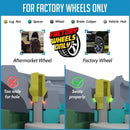 Lug Nut - OE Style Replacement 14x1.5 Lugs Extended Thread for GM, Dodge & Ram OE Alloy Wheels