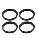 4 Hub Centric Rings 73.1mm to 59.1mm Polycarbonate