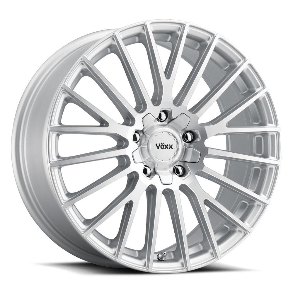 Voxx Capo 18x8 5X108/114.3 45 Silver Mach Face