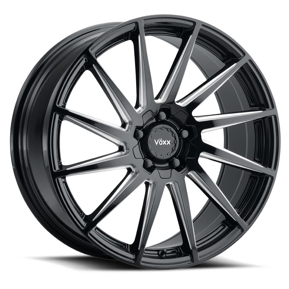 Voxx Felina 19x8.5 5X108/115 45 Gloss Black Milled