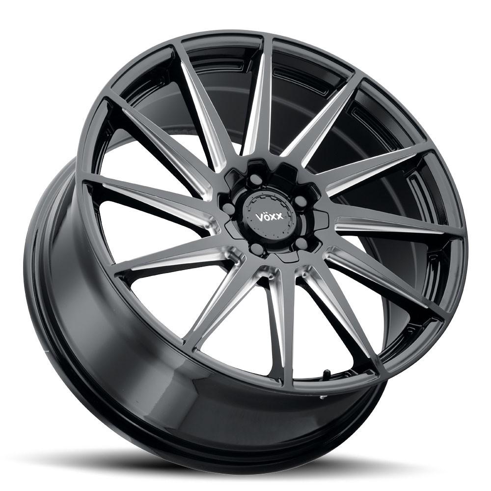 Voxx Felina 19x8.5 5X108/115 45 Gloss Black Milled