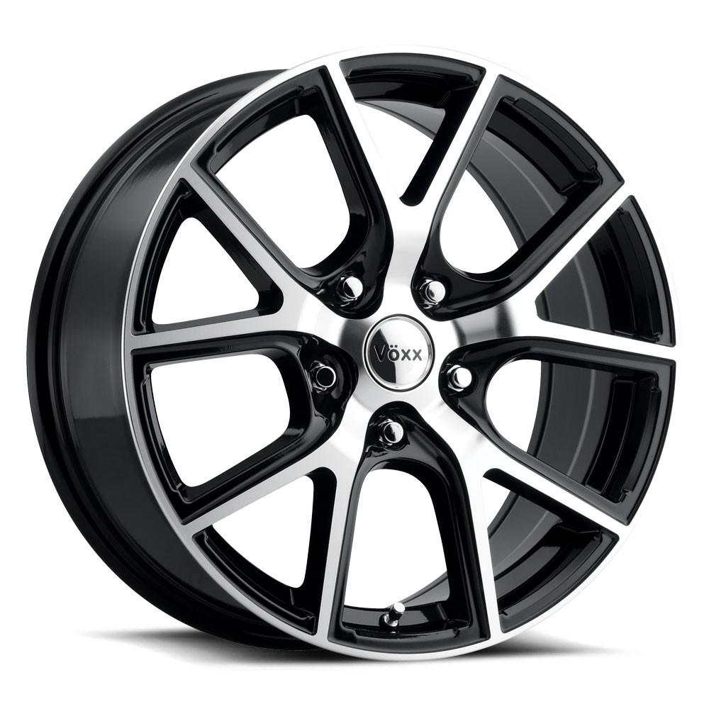Voxx Lumi 20x9 5X115 20 Gloss Black Machined Face