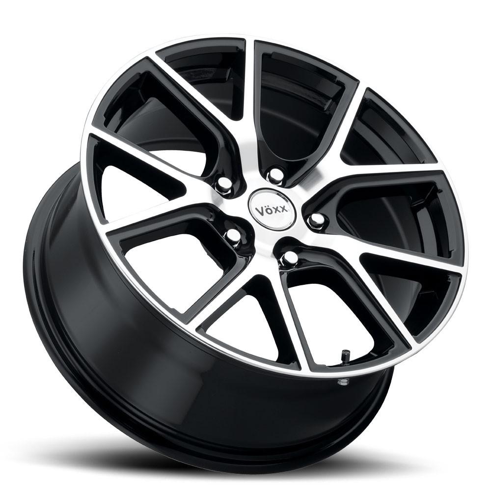 Voxx Lumi 18x8 5X115 20 Gloss Black Machined Face