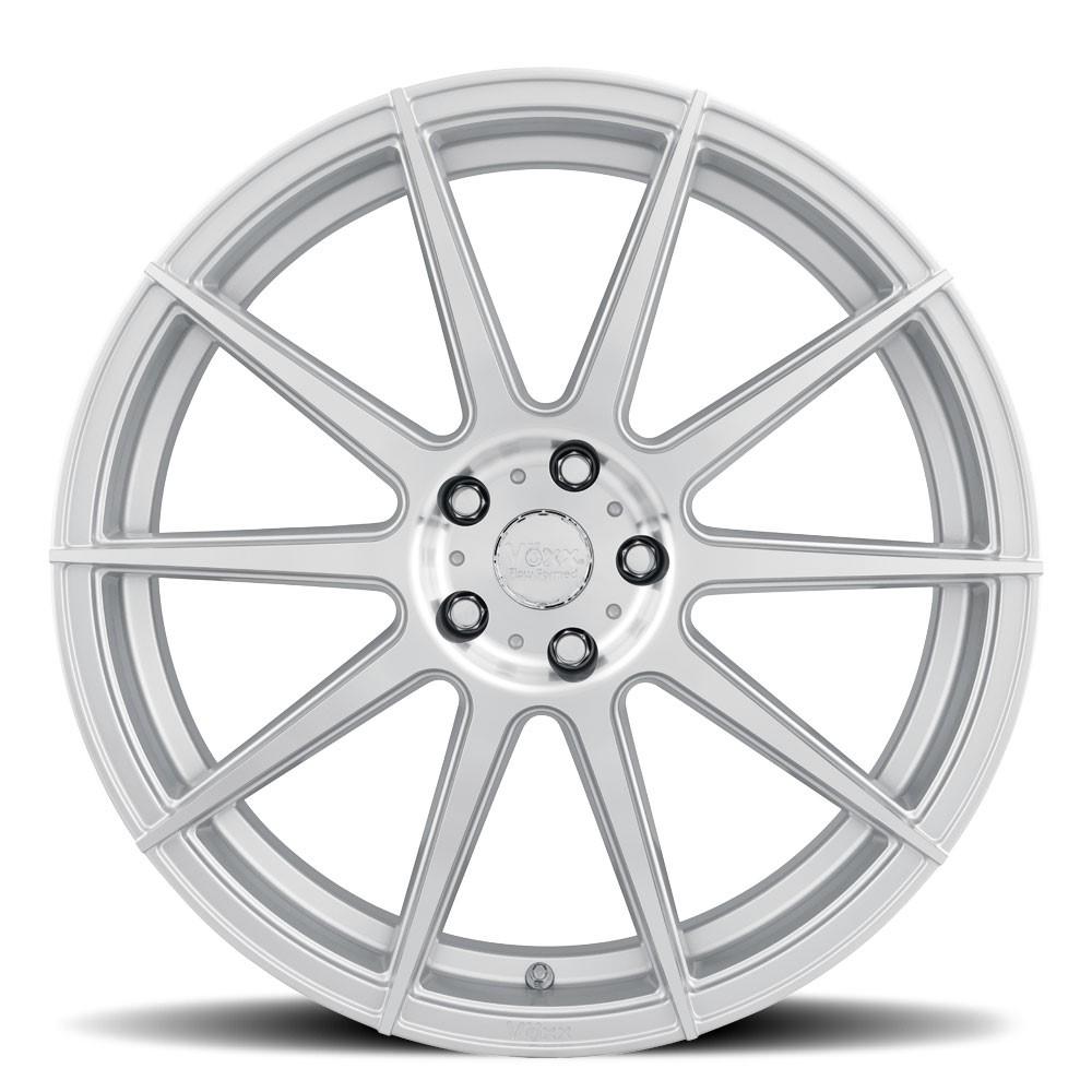 Voxx Lucca 18x8.5 5X114.3 35 Silver w/Mach Face