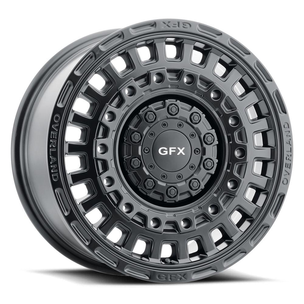 G-FX MV3 17x8 6X130 60 Matte Black