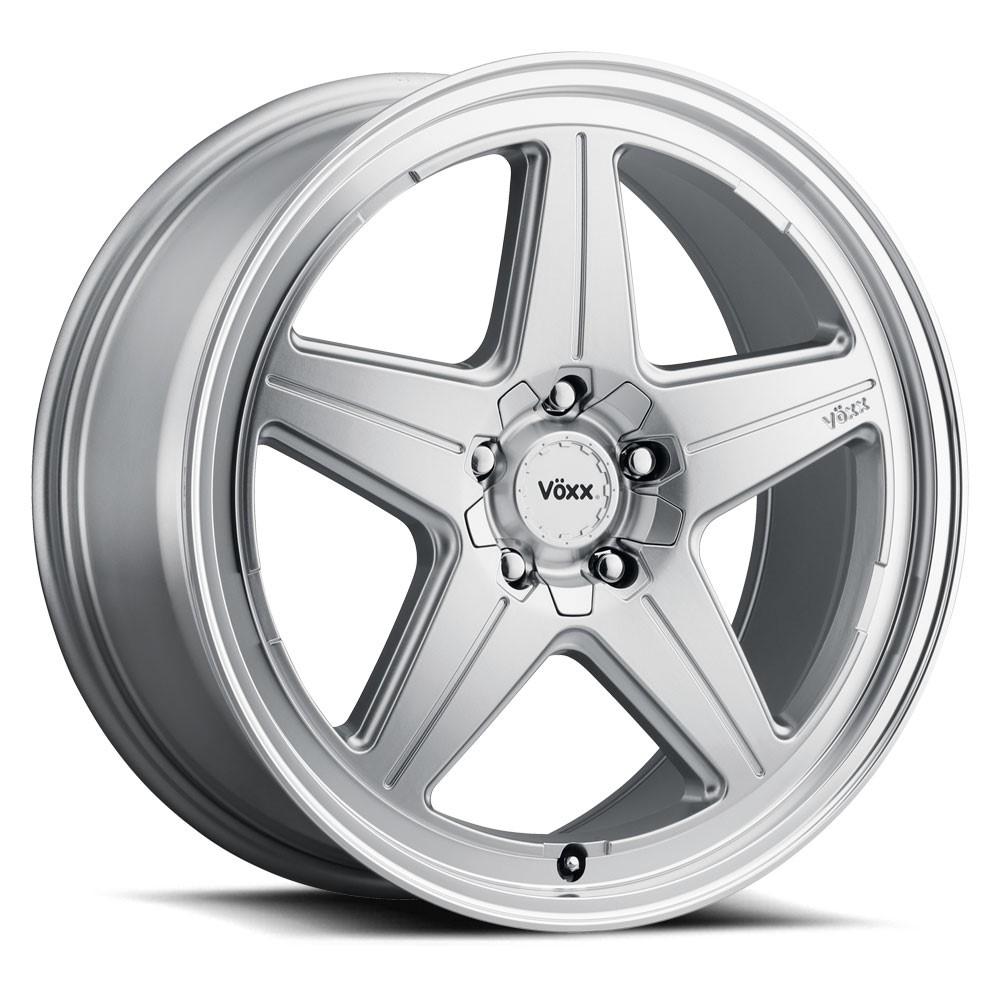 Voxx Nesso 19x8.5 5X112/120 40 Silver W/Machined Lip