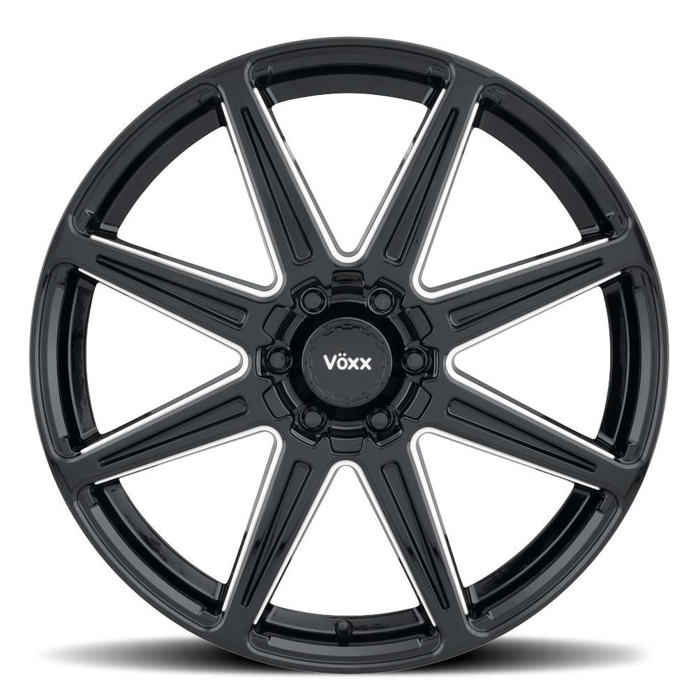 Voxx Rocca 20x8.5 5X127/139.7 35 Gloss Black Milled