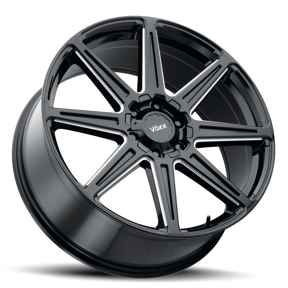 Voxx Rocca 20x8.5 5X127/139.7 35 Gloss Black Milled