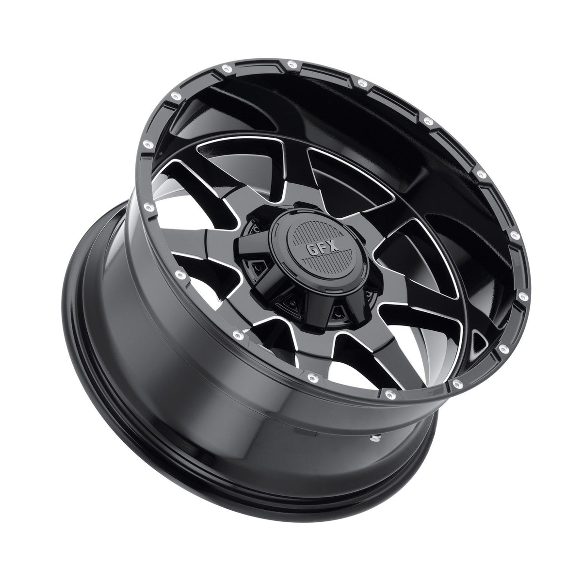 G-FX TR12 20x9 8X170 12 Gloss Black Milled