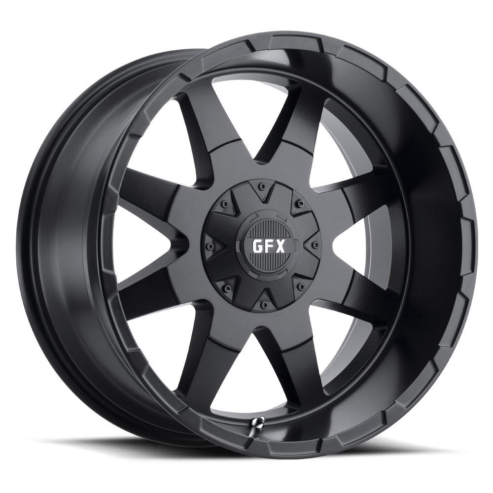 G-FX TR12 18x9 5X139.7/150 18 Matte Black