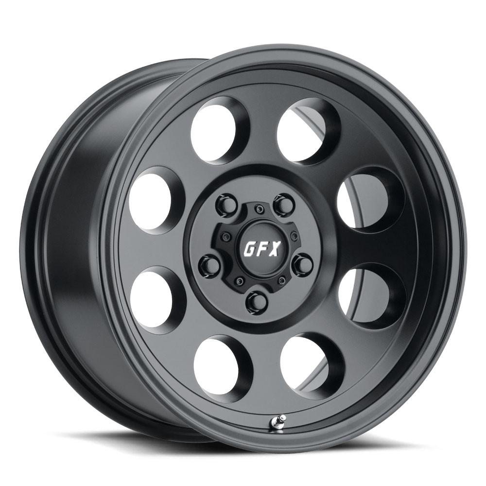 G-FX TR16 16x8.5 8X165.1 -6 Matte Black