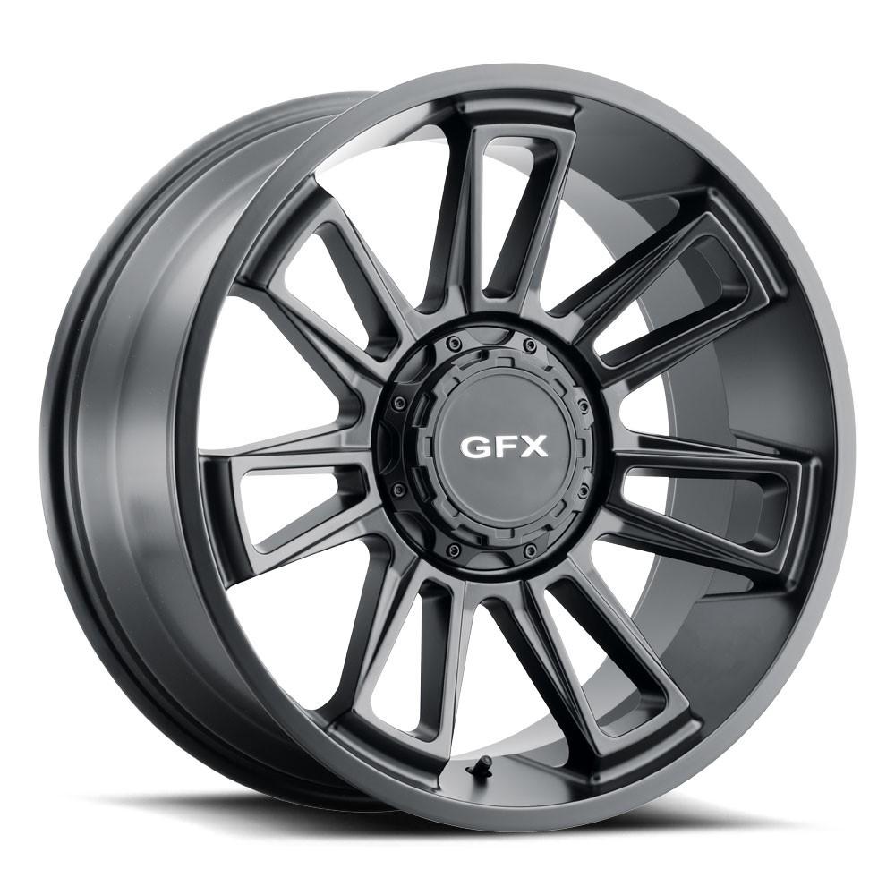 G-FX TR21 18x9 5X127/139.7 12 Matte Black