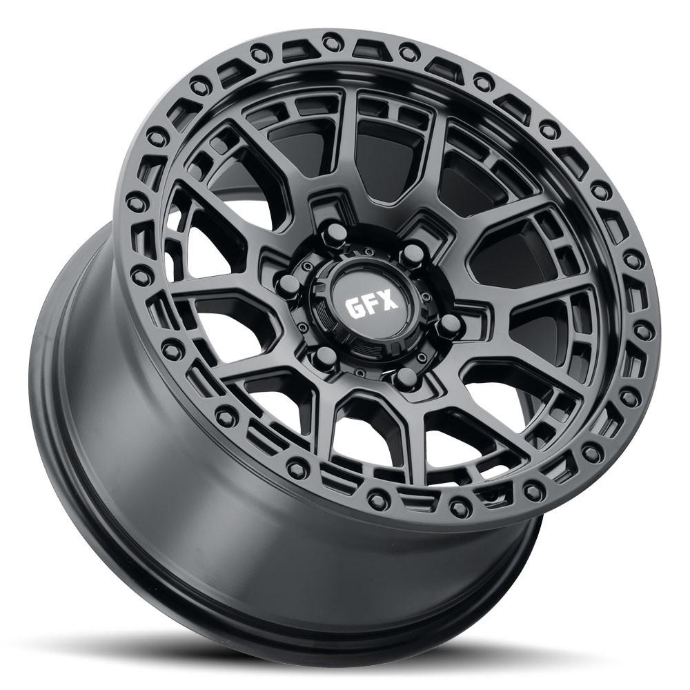 G-FX TR25 17x9 6X135 12 Matte Black