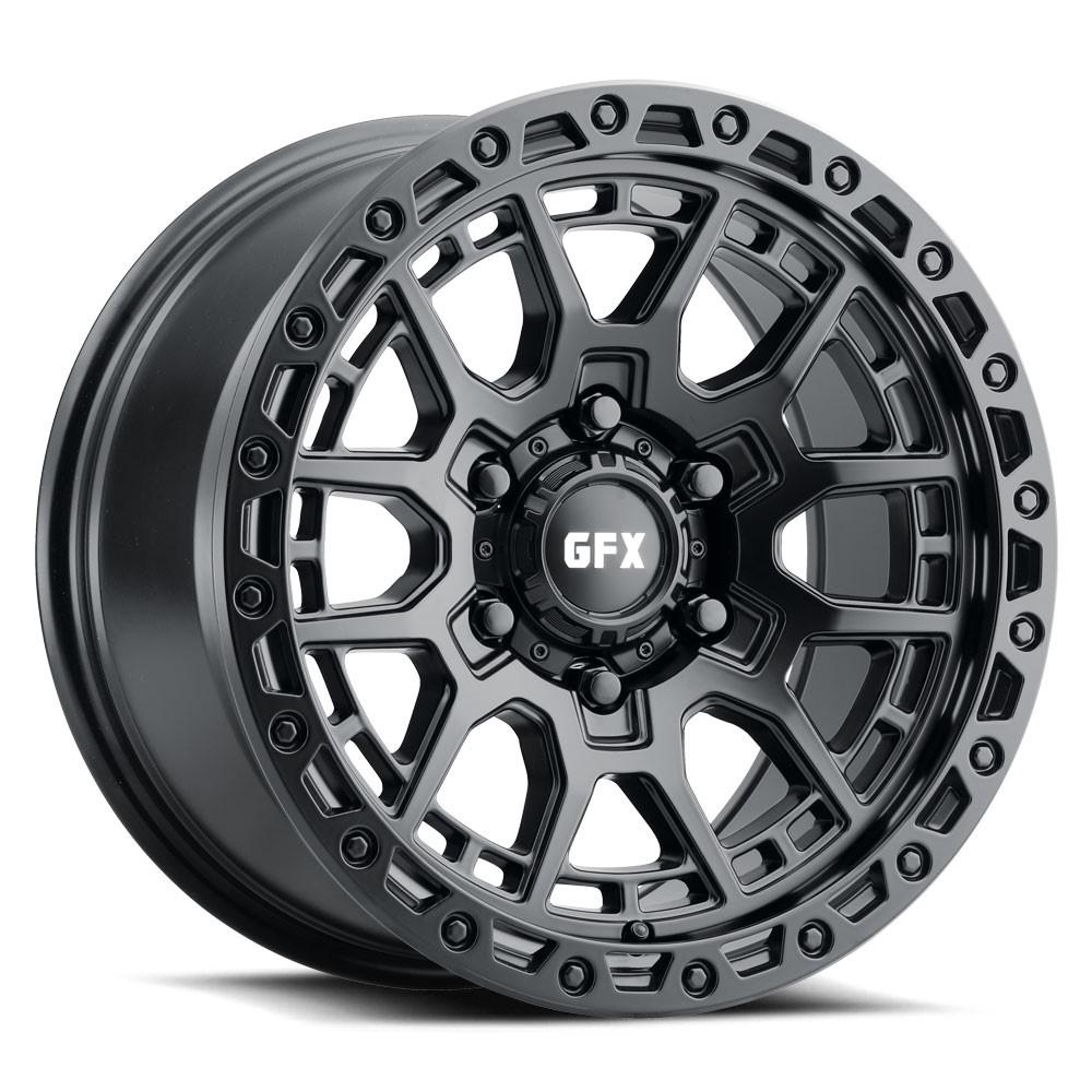 G-FX TR25 17x9 6X139.7 12 Matte Black
