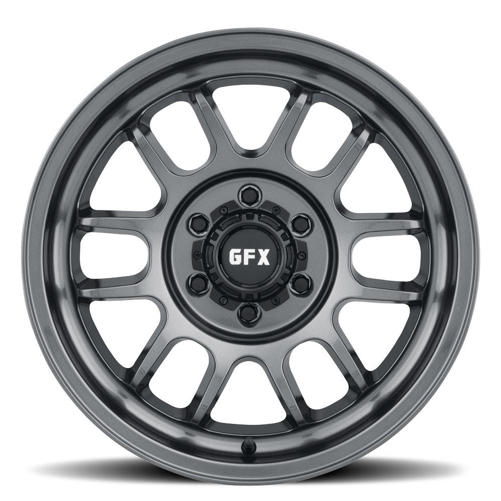 G-FX TR28 17x8.5 6X135/139.7 18 Gloss Gun Metal