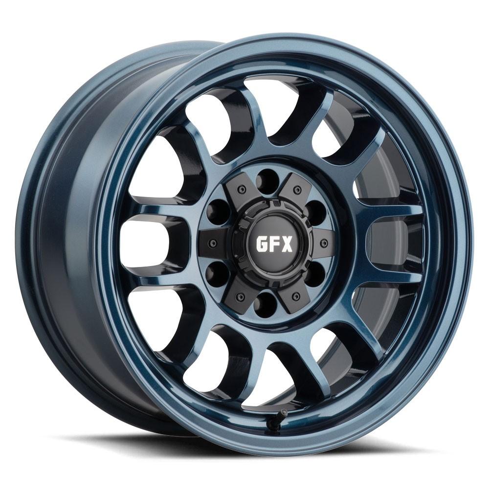 G-FX TR28 17x8.5 6X139.7 -6 Metallic Blue