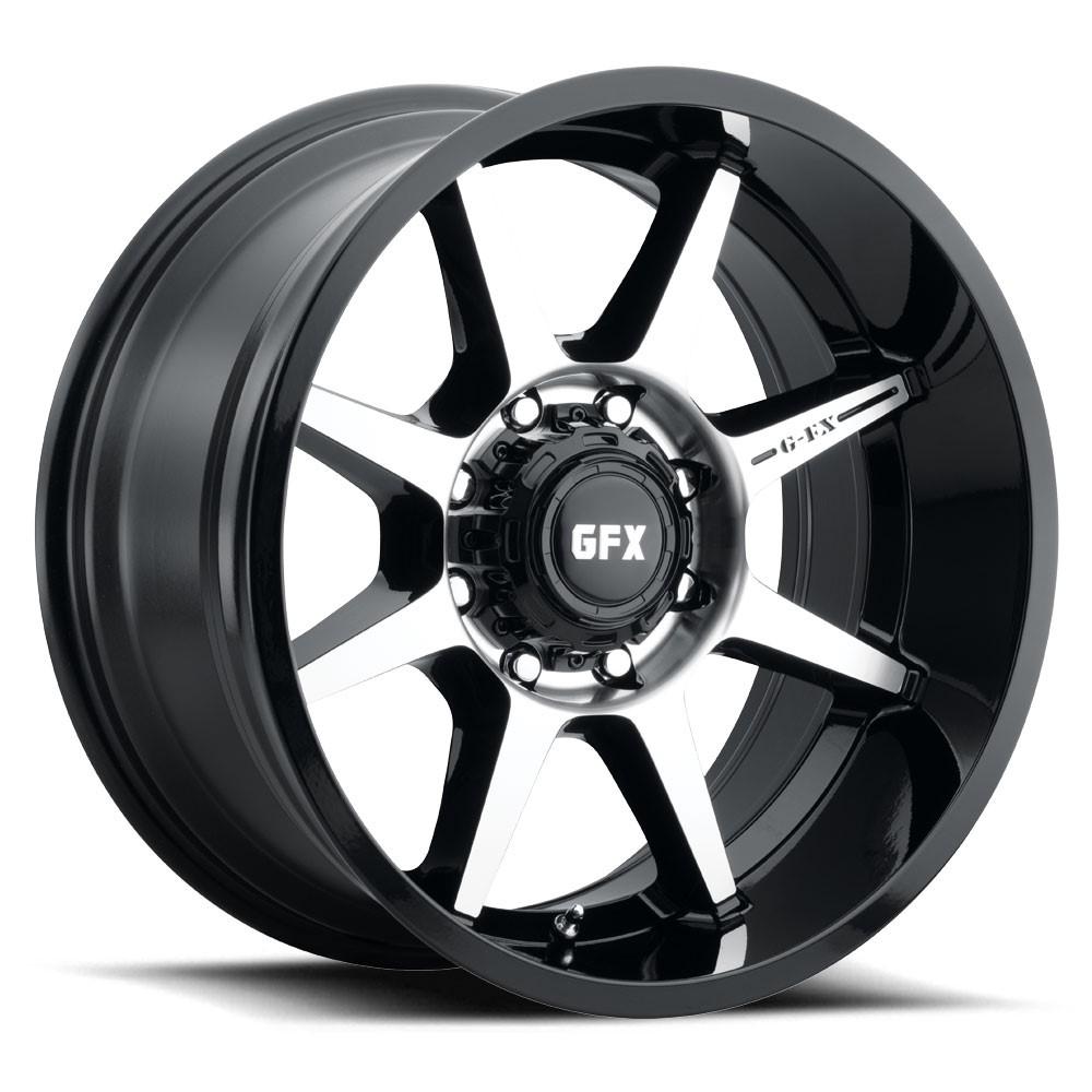 G-FX TR31 20x9 8X180 18 Gloss Black Machined Face