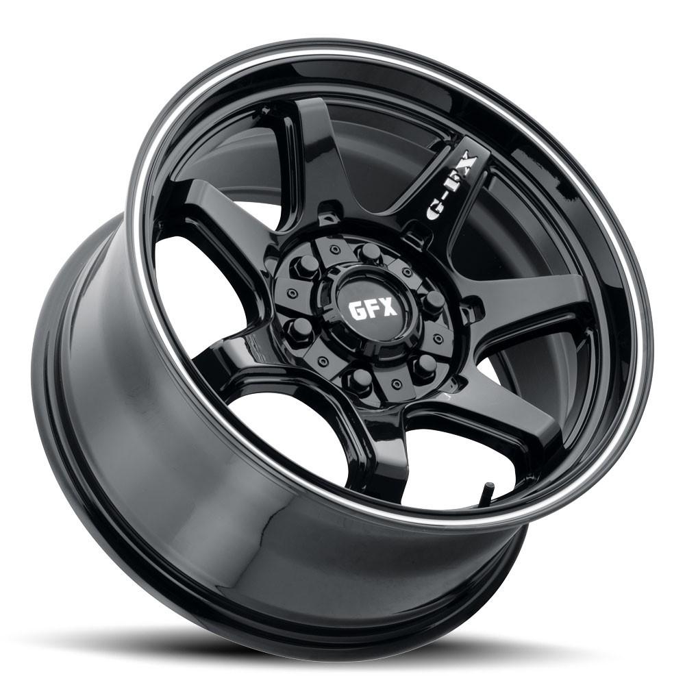 G-FX TR32 18x9 6X135/139.7 18 Gloss Black Milled
