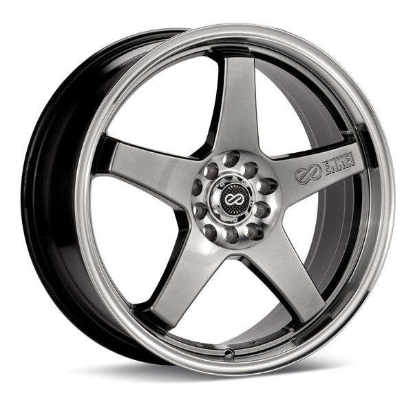 Enkei 446 EV5 17x7 4x100/114.3 +45mm Hyper Black