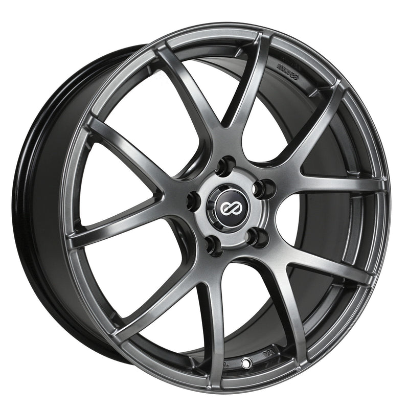 Enkei 480 M52 16x7 5x114.3 +45mm Hyper Black