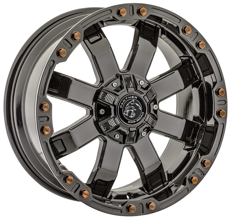 Panther Off Road 678 20x9 5x114.3, 5x127 -12mm Gloss Black