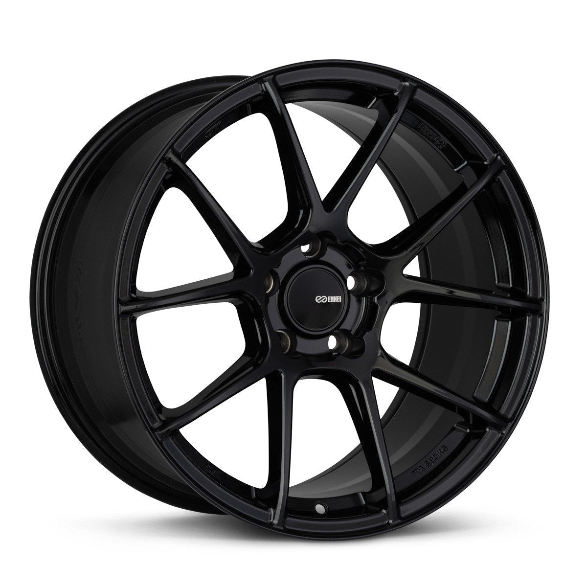 Enkei 522 TS-V 17x9 5x100 +45mm Gloss Black