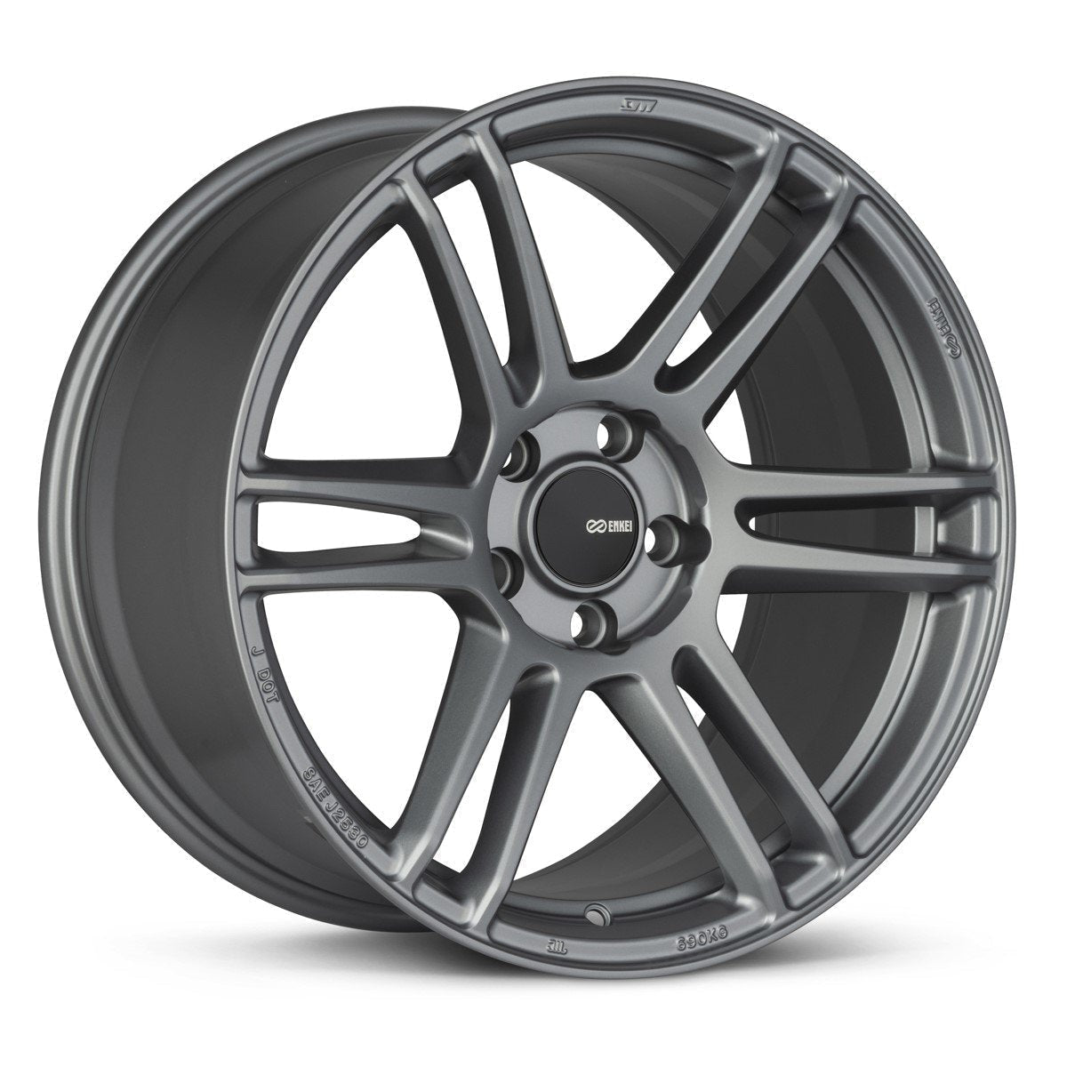 Enkei 530 TSR-6 18x8 5x100 +45mm Titanium Gray