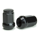 Lug Nut - Bulge Acorn Black 3/4" Hex Flat Top