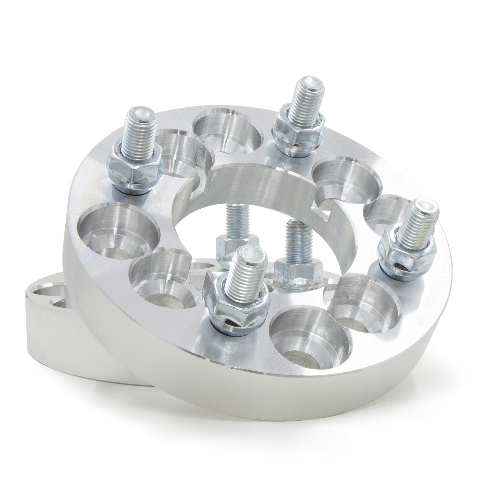 2 Wheel Adapters - Converts 4x100 or 4x4.25 to 4x4.5 25mm Thick - 12x1.5 Studs
