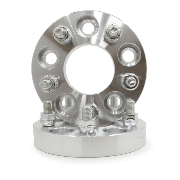 2 Wheel Spacers - 5x4.5 - 25mm Thick 1/2-20 Studs