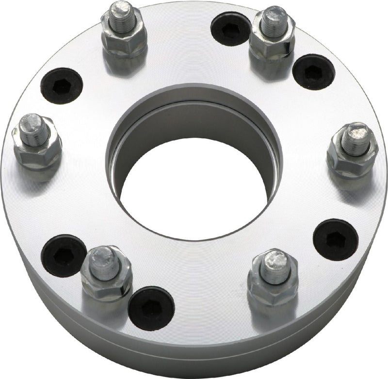 2 Wheel Adapters - Converts 5 Lug 5x5.5 to 6 Lug 6x5.5 - 2" Thick 1/2-20 Studs 87mm Hub