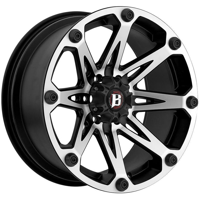 Ballistic 814 Jester 18x9 6x135 +12mm Flat Black Machined