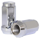 Lug Nut - Bulge Acorn Chrome 3/4" Hex Flat Top 1.9" Tall