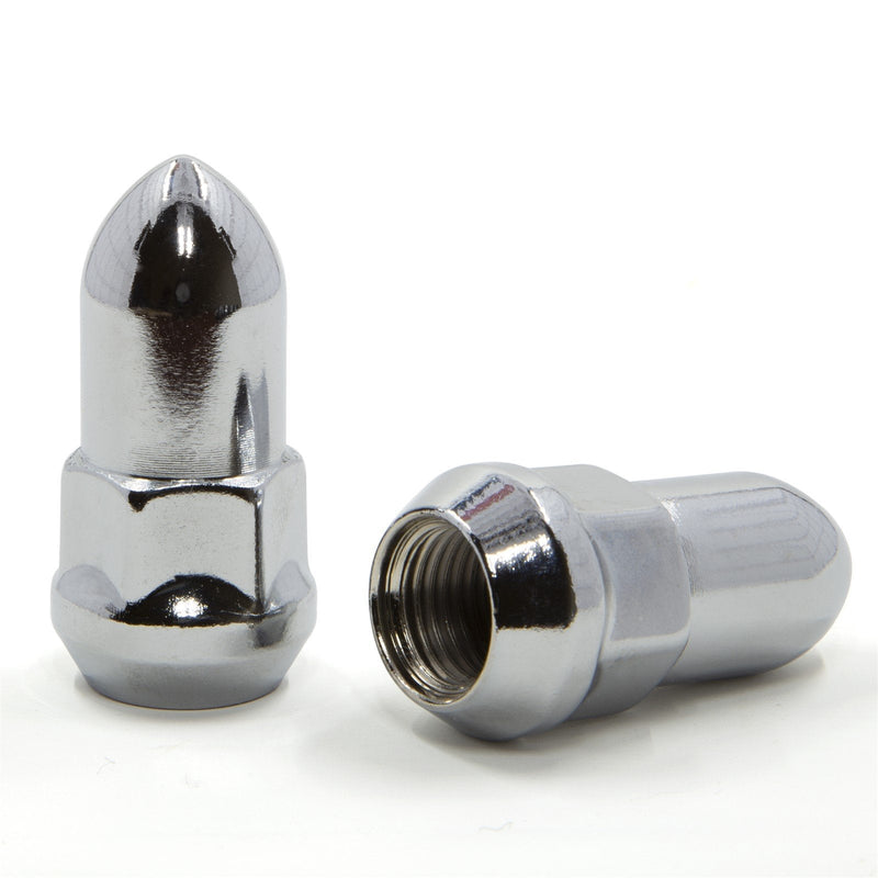 Lug Nut - Bullet Bulge Acorn Chrome 3/4" Hex