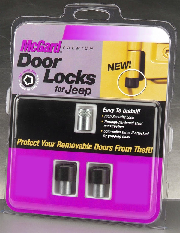 McGard Door Lock Kit Jeep JK Wrangler 2 Door 2007-2018 76057