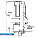 Locking Lug Nut Set - Toyota OE Style Tall Version 12x1.5