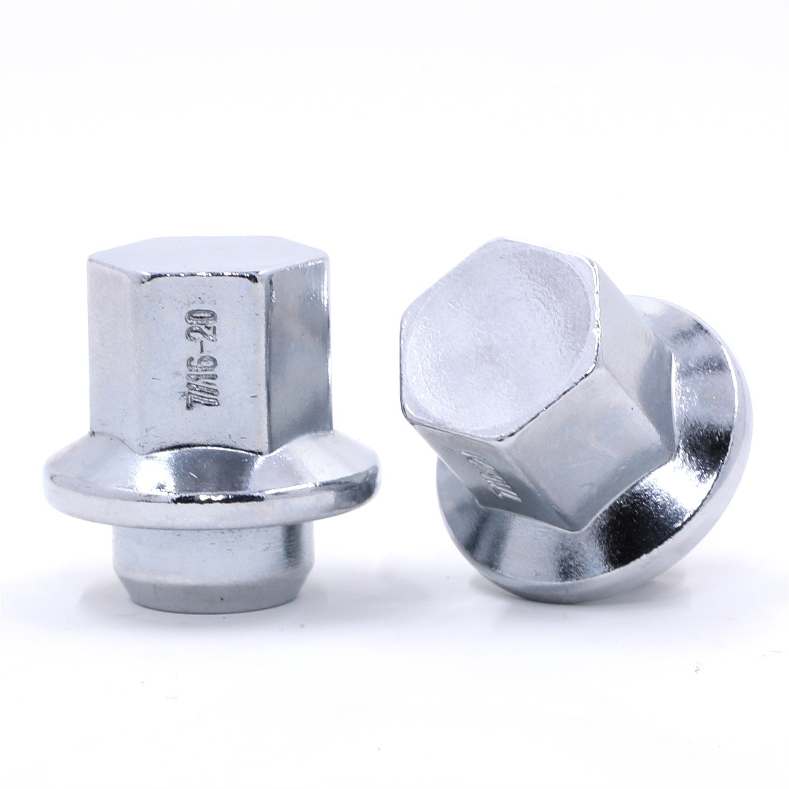 Lug Nut - GM OE Mag Chrome 3/4" Hex -"Snowflake" Style 1