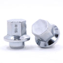 Lug Nut - GM OE Mag Chrome 3/4" Hex -"Snowflake" Style 1