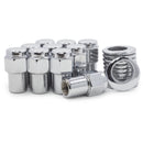 Lug Nut - Standard Mag 0.75" Flat Top Chrome - Cragar Offset Washers