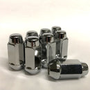 Lug Nut - Bulge Acorn 1/2-20 Chrome 13/16" Hex 1.9" Tall