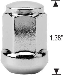 Lug Nut - Honda OE Style 12x1.5 3/4" Hex Radius Seat